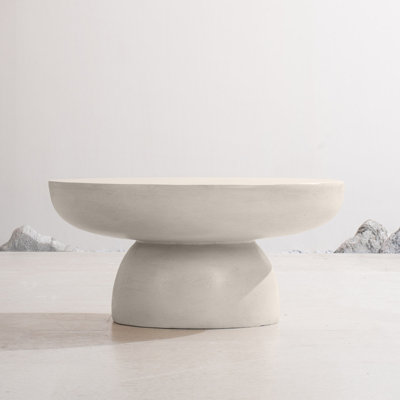 Fayette Round Cofffe Table With Pedestal Base