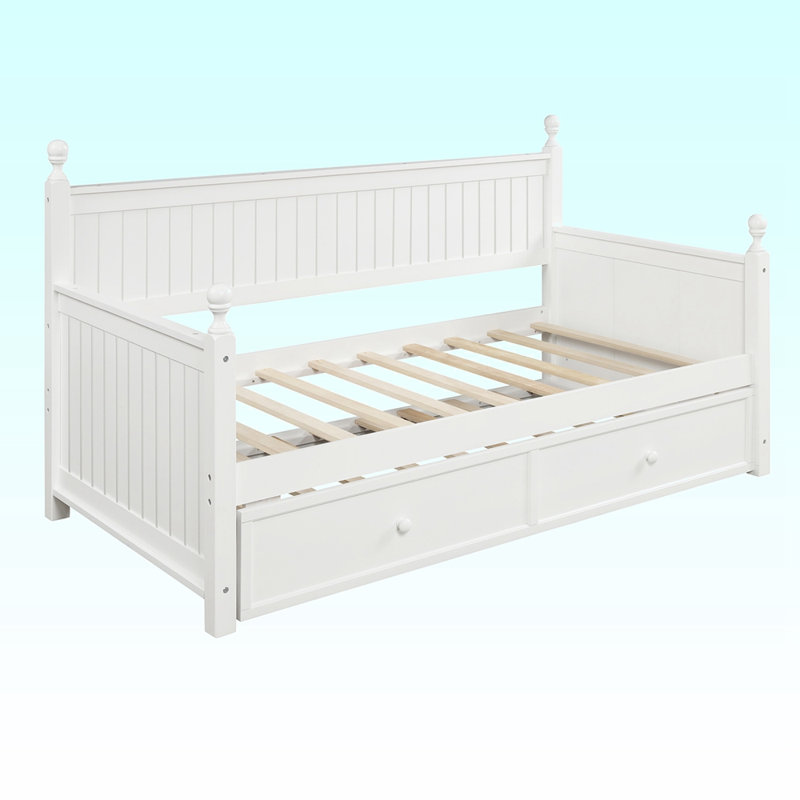 Lit de jour avec couchette Temperence, Blanc