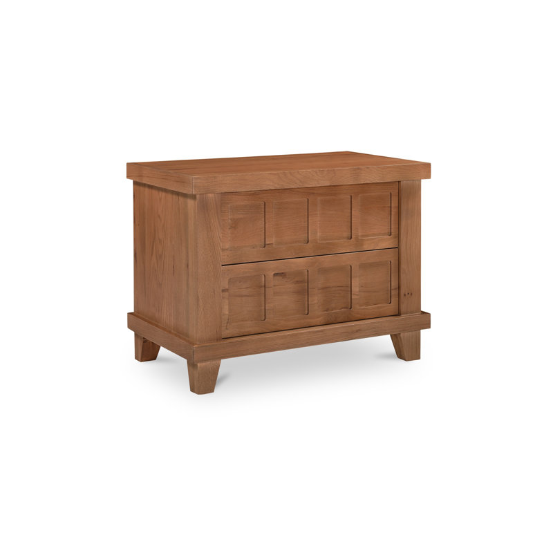 Table de chevet Abernathy Martelle, Rouge