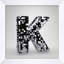 Disco Letter K Print by Mat Sanders