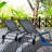 Christerpher Outdoor Metal Chaise Lounge