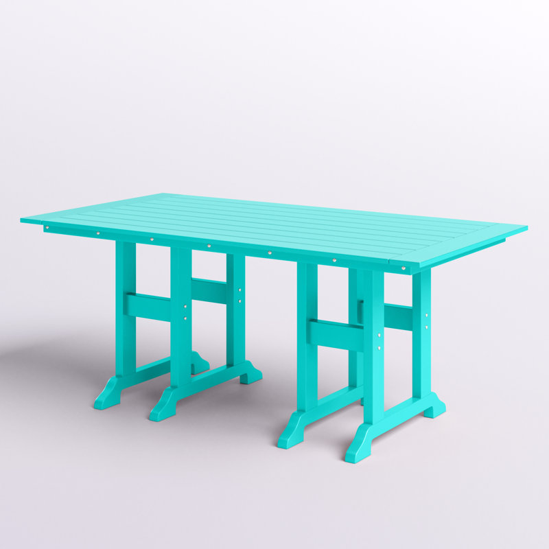 Table de salle à manger Laguna, Turquoise