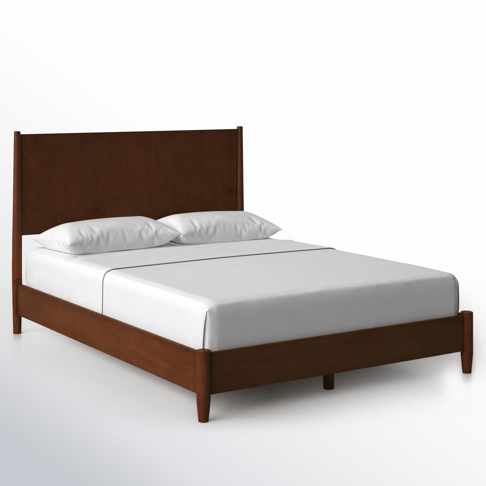 Williams Low-Profile Bed, Queen, Walnut