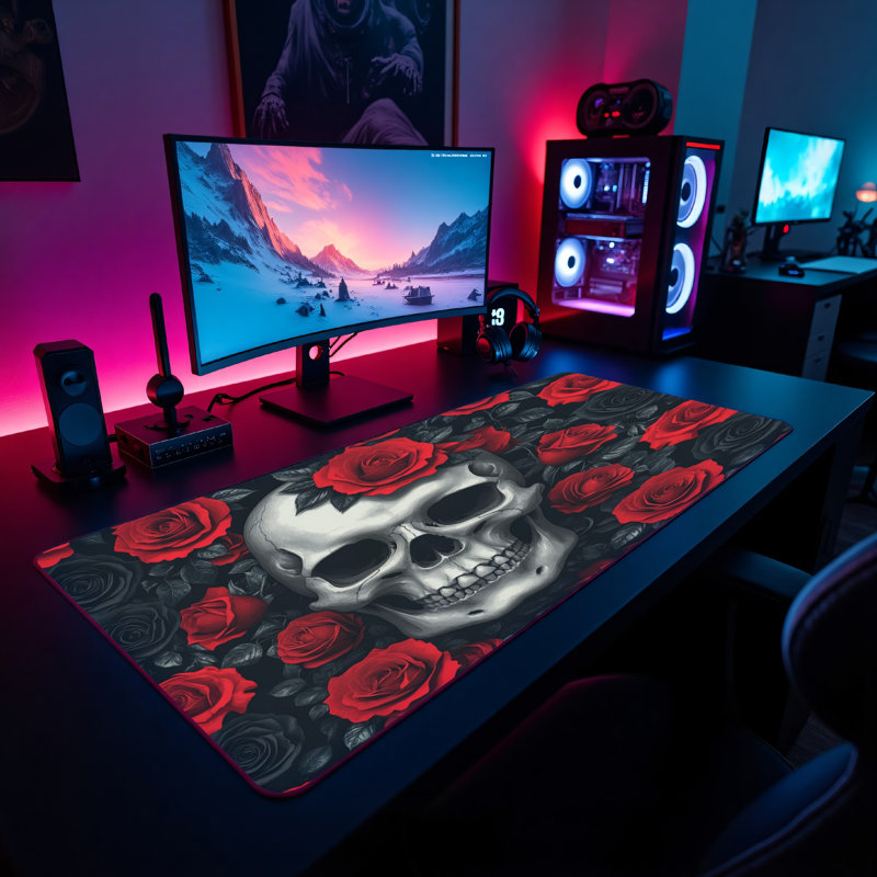 Polyester Desk Pad, 14.4x12.1