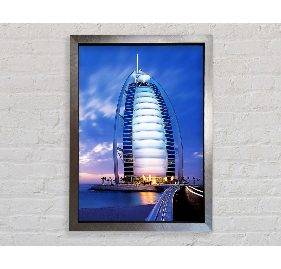 Dubai Beach Front Building - Einzelner Bilderrahmen Kunstdrucke