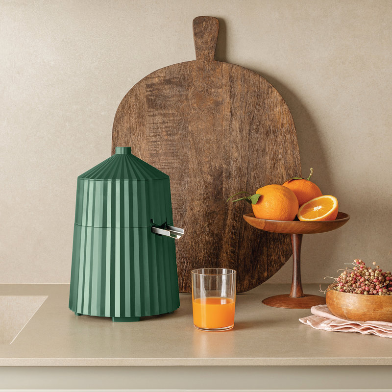 Alessi Plissé Electric Citrus Juicer, Green
