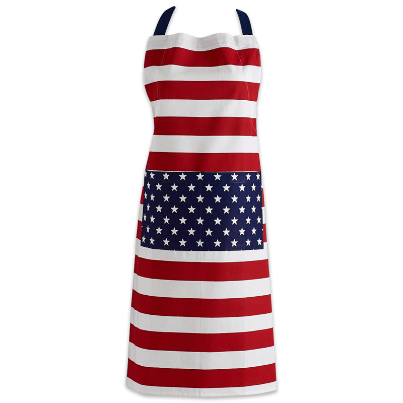 Tablier de cuisine drapeau print chef