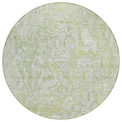Malchow Washable Abstract Indoor / Outdoor Rug