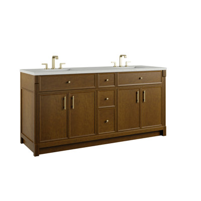 Bellshire 72" W Double Vanity