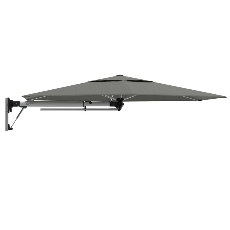 Shadowspec Retreat The Wall Mounted Umbrella, Charcoal Tweed