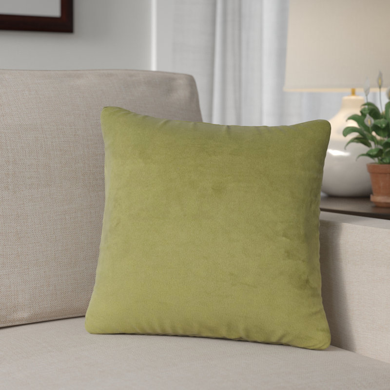  Housse de coussin carré et insert, H 20 po x l 20 po x P 4 po, Mousse, Mélange de duvet