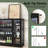Extra Wide Display Cabinet With Acrylic Glass Doors,LED Lighting For Collectibles-510555346