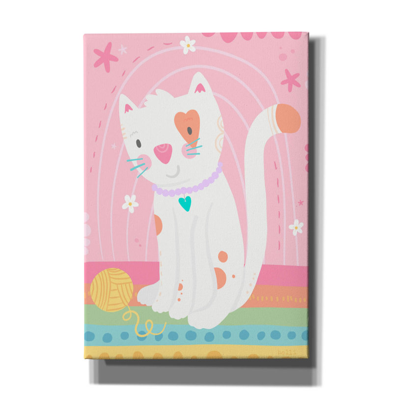 «Cutie Patootie 3» par Holli Conger, art mural sur toile, H 26 po x l 18 po x P 0,75 po