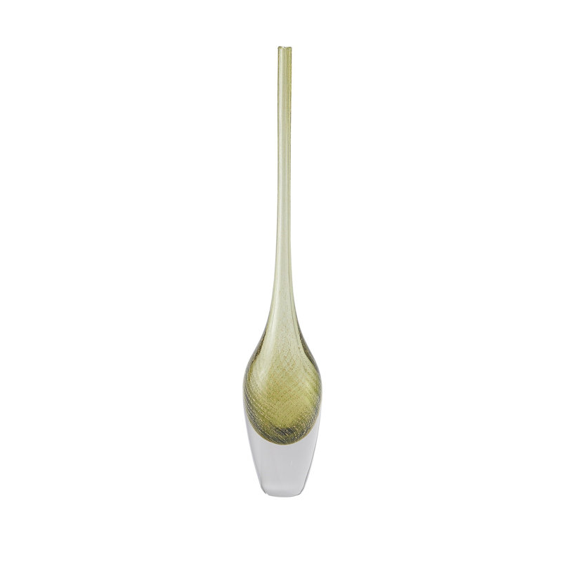 Flèche mouchetée bouteille-olive-Lg, H 25,5 po x l 4,75 po x P 4,75 po