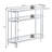 Carolina 3 Tier Glass Oval Entryway Hall Table