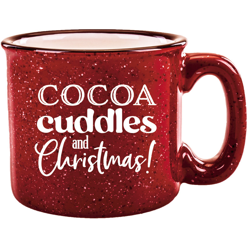 Cocoa cuddles and Christmas! 15oz Ceramic Designer Campfire Mug