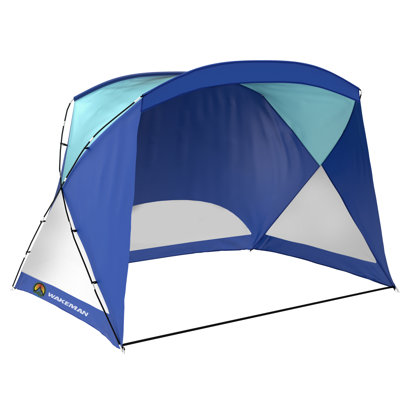 Beach Tent - Sun Shelter for Shade with UV Protection and Water-Resistant Coating for Sports Events and More with Carry Bag by Wakeman Outdoors