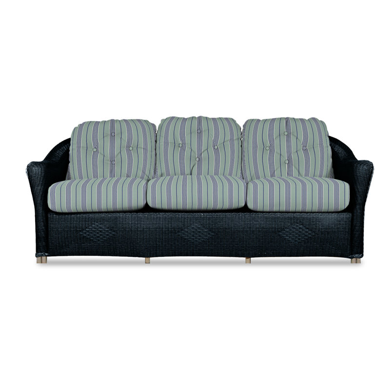 Reflections Outdoor 3 - Seat, Hansen Seaglass, Ebony