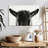 Peeking Black Goat-107489092