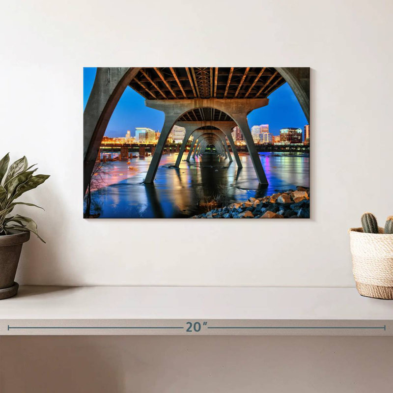 Tergel Beneath Manchester Bridge, 8" H x 12" W