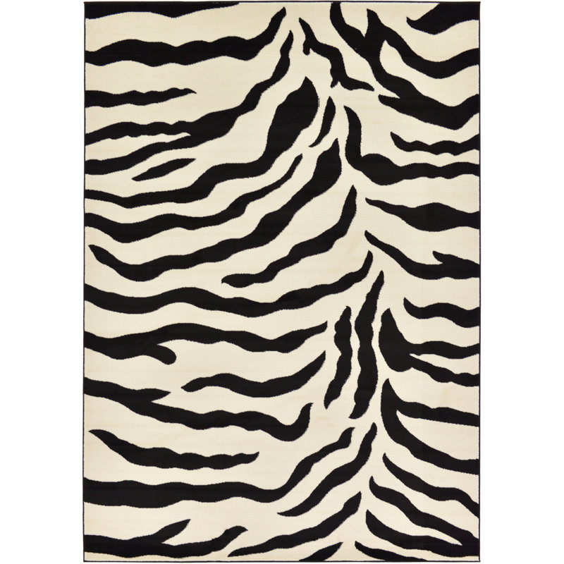 Testerman Animal Print Indoor Rug, Rectangle 7'1" x 10'