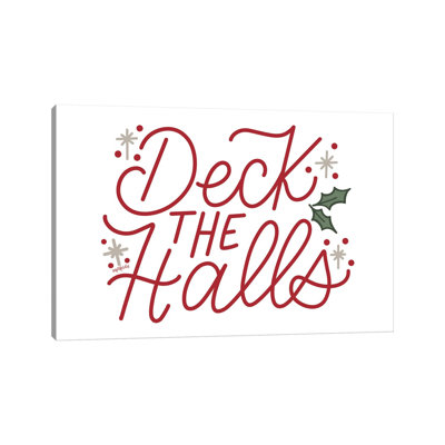 Deck The Halls - Wall Art Print - Wrapped Canvas
