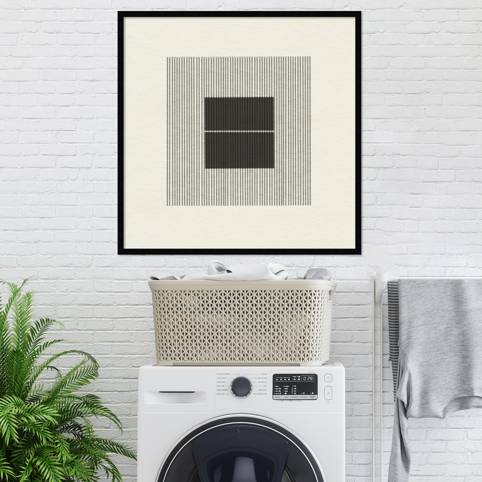 Honoring Matisse Warm by The MIUUS STUDIO, 33" H x 33" W x 1" D, Black