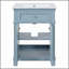 Armoire de salle de bain 24 po avec portes à fermeture douce et tablette réglable, meuble-lavabo avec lavabo en céramique-1792885003