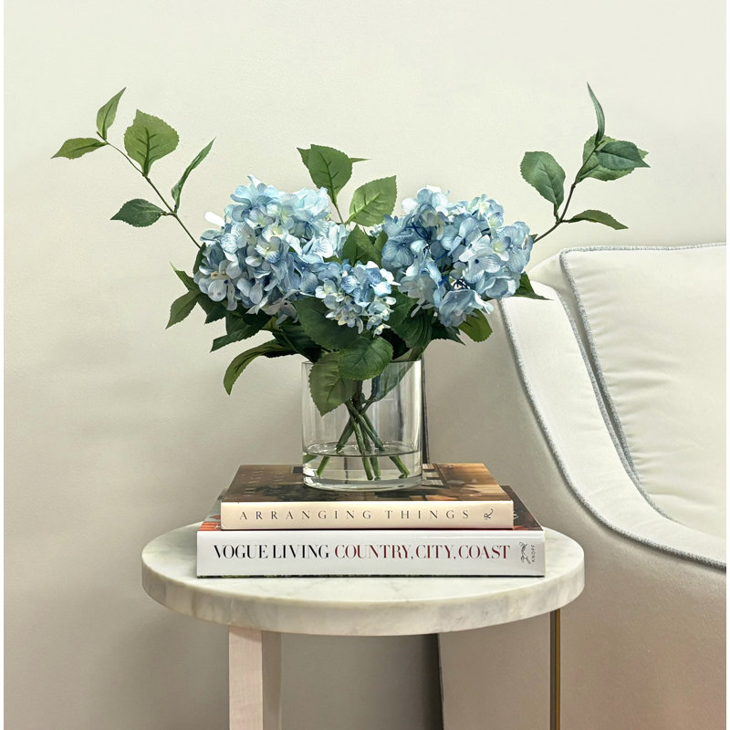 Spring Additions Hydrangea Flower Spray Arrangement, Blue