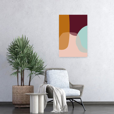 Art contemporain abstrait coloré