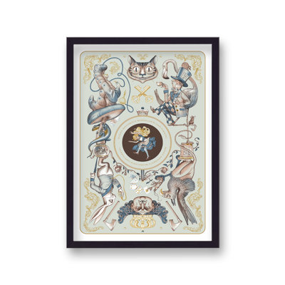 Alice In Wonderland V1 Reimagined Movie Poster - Single Picture Frame Print