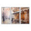«Peach Impressionist Cafe In Paris - City Paris», ensemble d'art mural-107751948-112015006