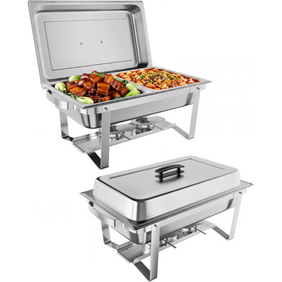 Ensemble de 8 réchauds et chauffe-buffet 8 pte, 2 paquets
