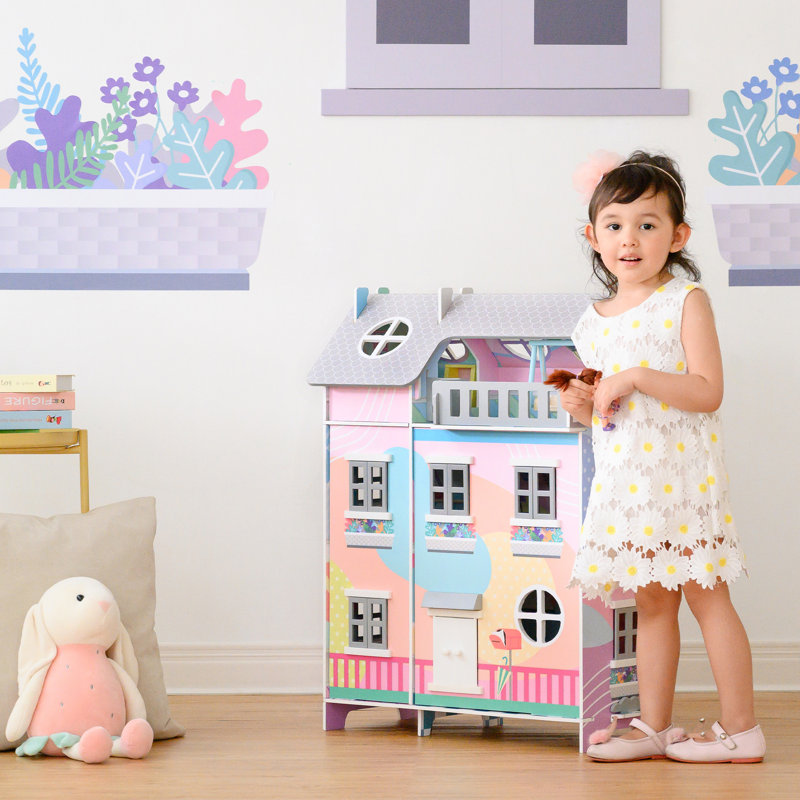 Olivia's Little World Sunroom Wooden Dollhouse for 3.5" Dolls