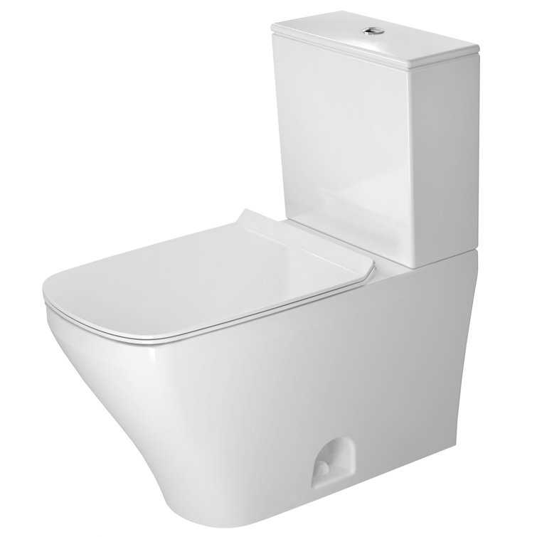Dual-Flush Elongated Two-Piece Toilet (Seat Not Included)