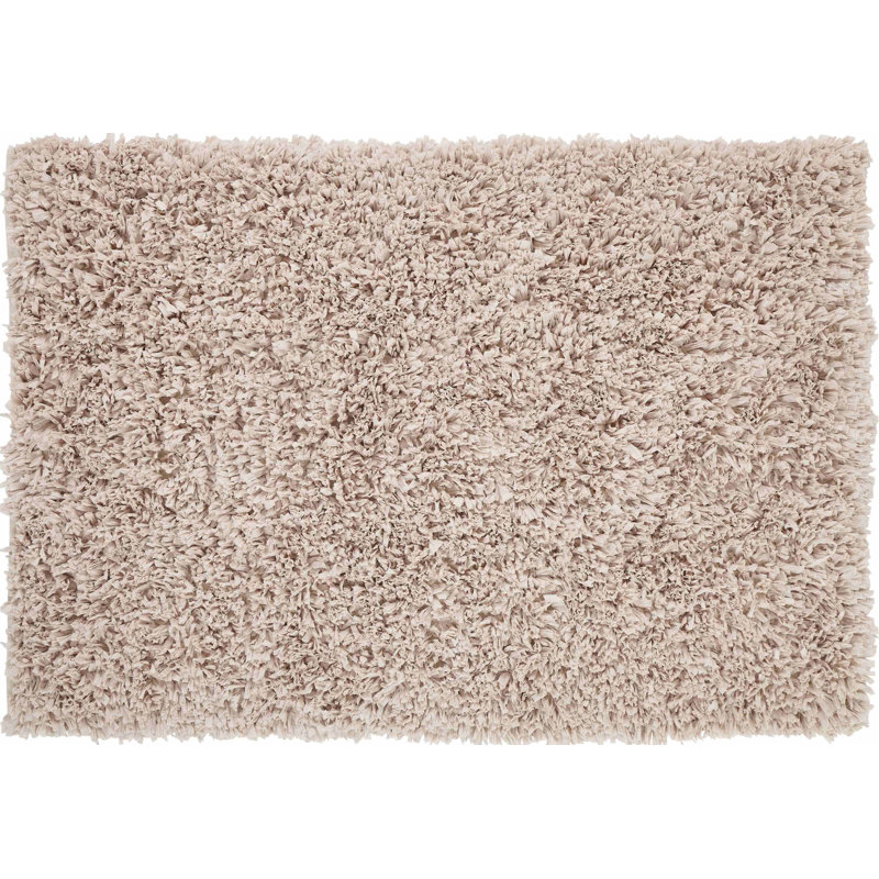 Tapis taupe tissé à la main Zalewski, 7 pi 3 po x 9 pi 3 po
