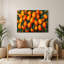 Art mural vert en forme de fruit, mangue et alphonso-1285425059