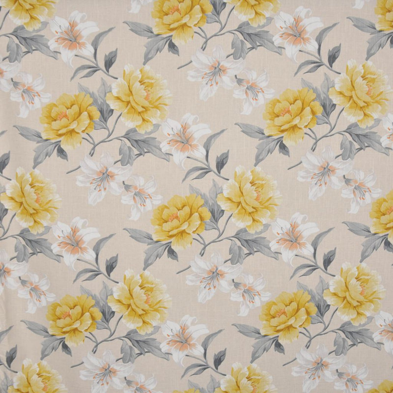Allure Boutique Floral Fabric, Maize