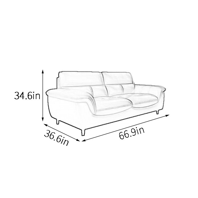 Simple artistic elegant sofa
