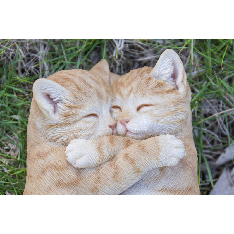 Sleeping Couple Cats, Orange