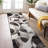 Rambo Contemporary Distressed Circle Area Rug-100078656