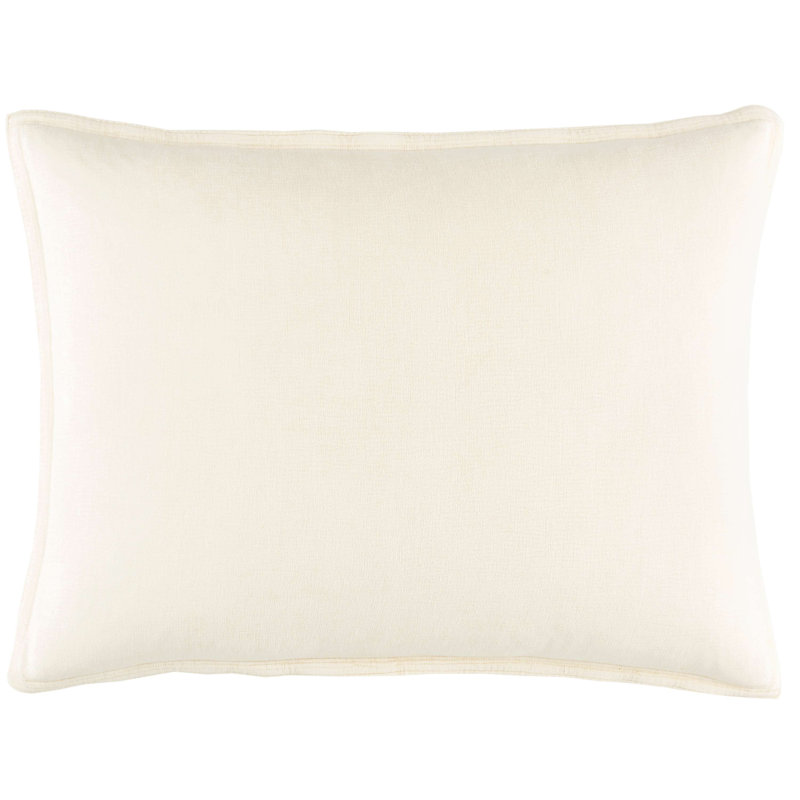 Sumptuous Chenille Ivory Sham, Standard
