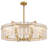 Friedhardt 6-Light Dimmable Drum Chandelier with Textured Glass-1819486257-1819329651