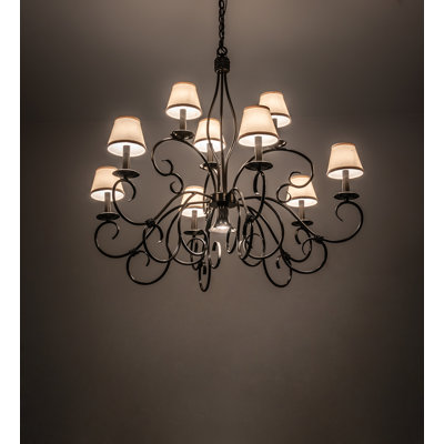 Haseltine 9 - Light Dimmable Empire Chandelier