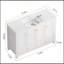 Meuble-lavabo blanc 48 po avec lavabo en résine et rangement abondant, portes et tiroirs à fermeture en douceur pour une élégance moderne-1120015764