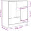 Sideboard With Drawers And Doors 70.5X34x74.5 Cm-1185245217