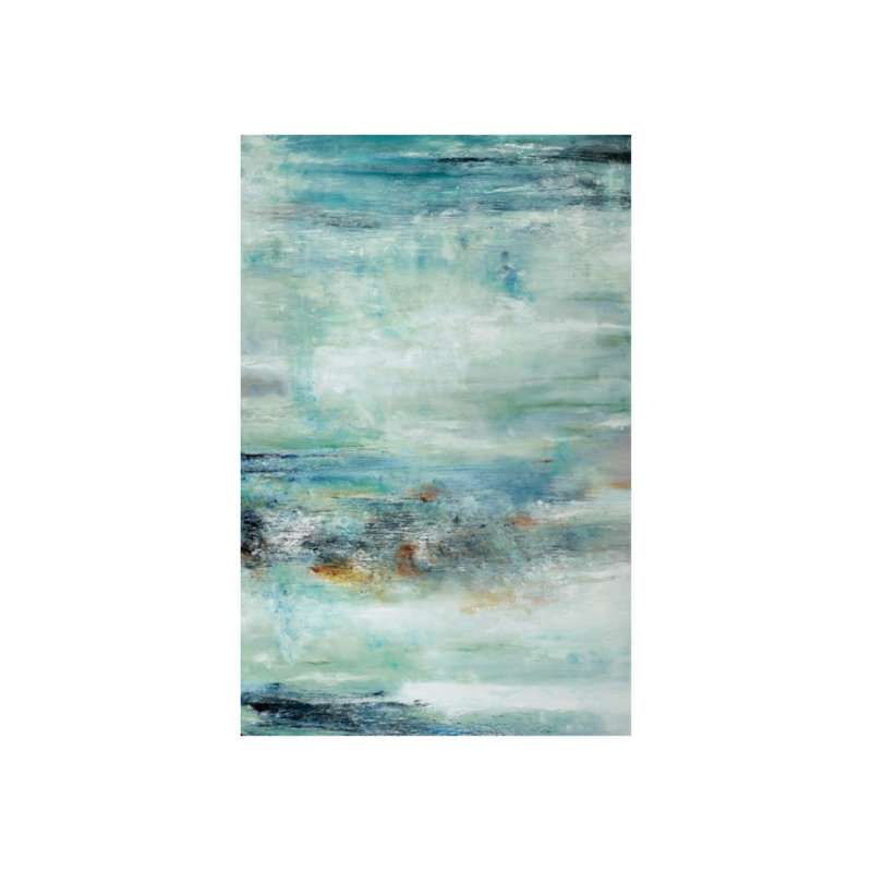 Aqua Story Print by Derek Shaw, 46" H x 30" W