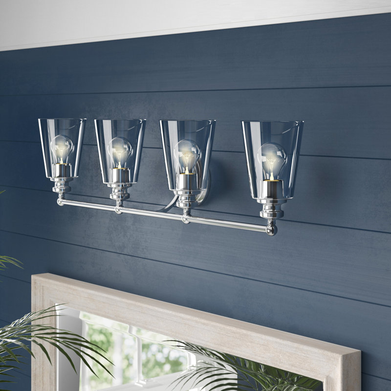 Hogue 4 - Light Dimmable Vanity Light, Chrome