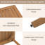 Table basse d'extérieur