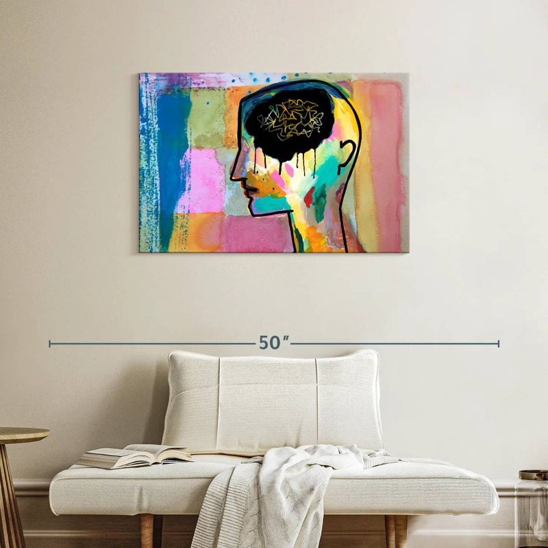 Leisha Chaos In My Brain, H 24 po x l 36 po